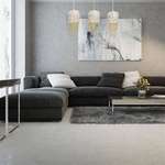 Nowoczesna lampa wisząca listwa ALMERIA WHITE/GOLD 3xE27 MLP6445