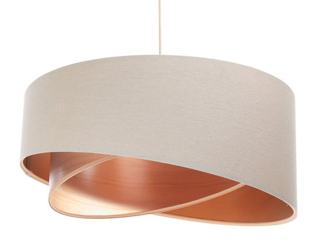 Lampa w stylu Boho asymetryczna kremowa