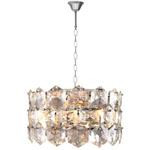 Lampa wisząca żyrandol glamour AUSTIN CHROME ML5989