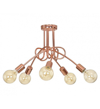 Lampa Industrialna Miedź Edison 3 Loft