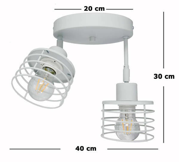 Lampa młodzieżowa szara Lizbona 