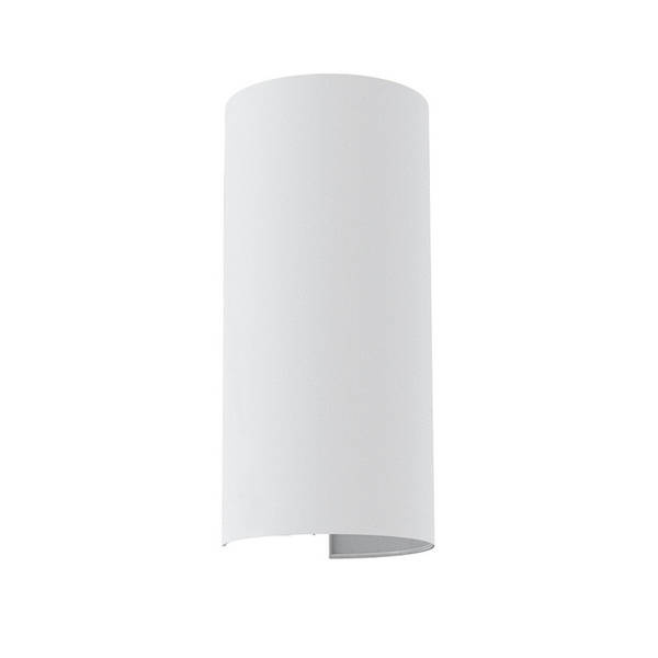 Kinkiet do sypialni VELERO I E27 40W wys. 35cm tkanina | biały