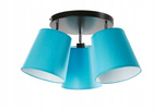 Lampa do pokoju dziecka szara Stożki 3