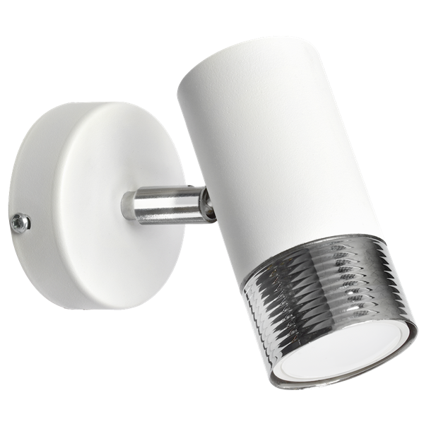 Nowoczesny kinkiet DANI WHITE/CHROME 1xGU10 MLP6225