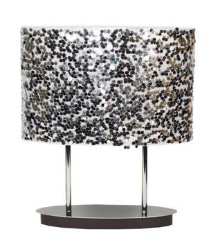 Lampka gabinetowa Candellux 42-21635 Metis 2X60W E27 srebrna