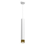 Nowoczesna lampa wisząca DANI WHITE/GOLD 1xGU10 MLP6235