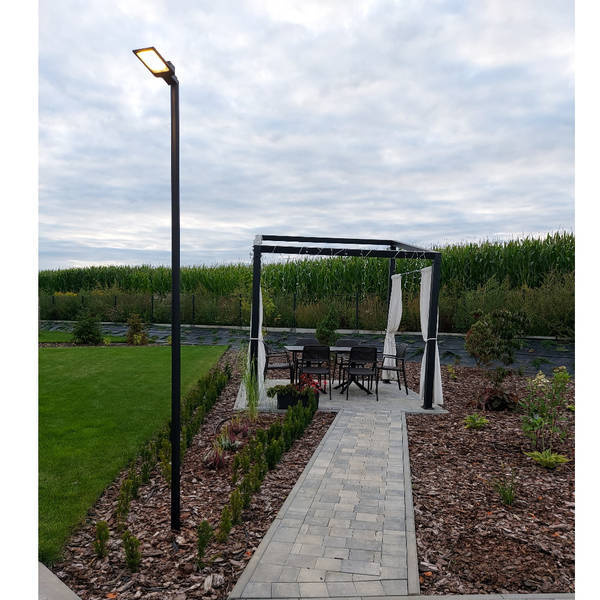 Słupek latarnia ogrodowa PATHWAY LED czarny 310cm