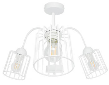 SUFITOWA LAMPA ARCANA 3 BIAŁY TUBA