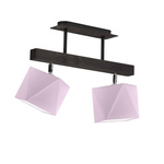 Lampa do pokoju dziewczynki różowe abażury Astir 