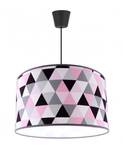 Lampa do pokoju dziecięcego z kolorowym z abażurem   