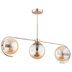Lampa sufitowa ALFA ASTANA ZŁOTA 3xE14 15cm | 63084