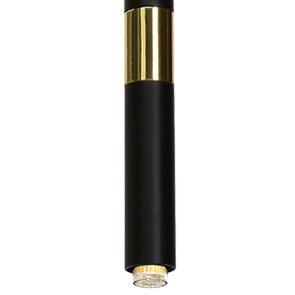 Lampa wisząca MONZA BLACK / GOLD 1xG9 8W MLP6333