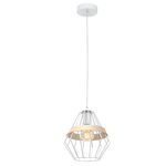 Lampa wisząca INDUSTRIALNA CLIFF WHITE 1xE27 MLP5518