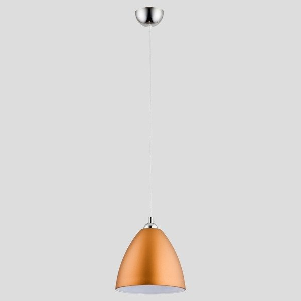 Lampa wisząca zwis DAWID złoty/chrom śr. 23cm