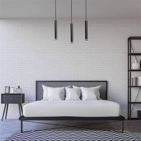 Nowoczesna lampa wisząca DANI BLACK/CHROME 3xGU10 MLP6232