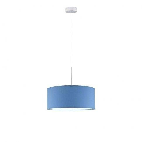 Lampa sufitowa do pokoju dziecka z abażurem 40 cm Tęczowy Cylinder 3xE27