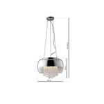 Nowoczesna lampa wisząca LUNA ML3801