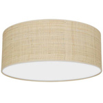 Lampa sufitowa MARSHALL WHITE / RATTAN 2xE27