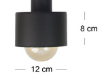 Lampa do pokoju młodzieżowego loft 5