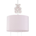 Różowa lampa do pokoju dziewczynki  HONEY 47cm