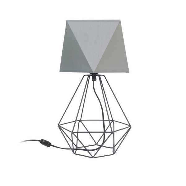 Lampka nocna dla dziewczynki różowa Diament 1XE27 Led 