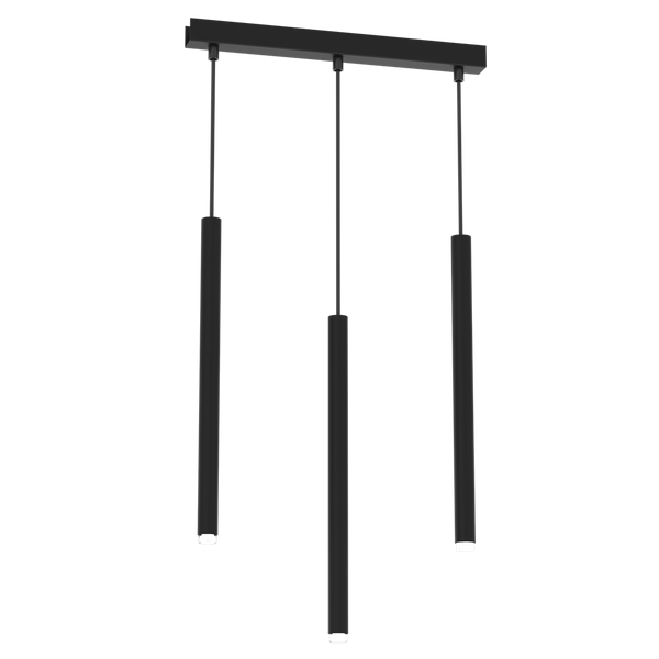 Lampa wisząca MONZA, MLP8840, czarna, 3x8W G9
