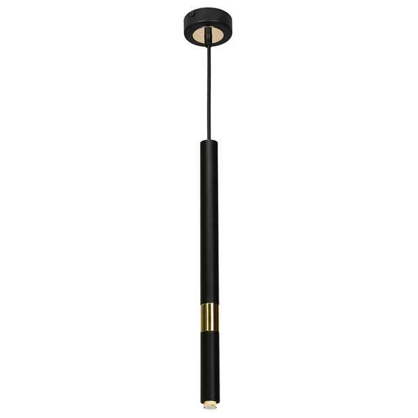Lampa wisząca MONZA BLACK / GOLD 1xG9 8W MLP6333