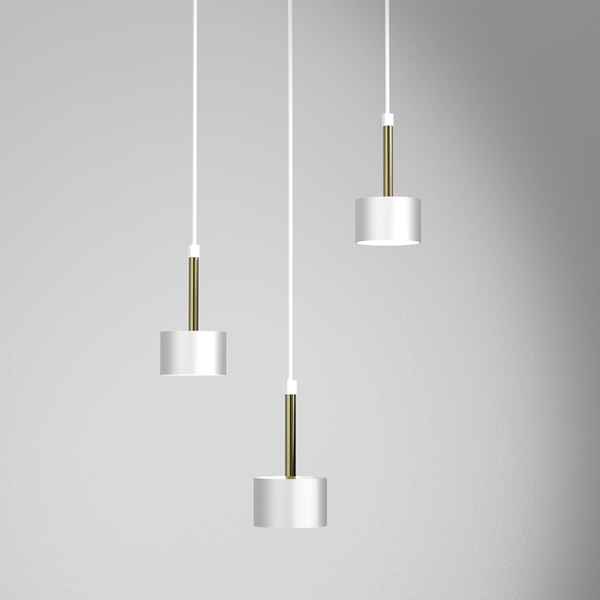 Lampa wisząca ARENA WHITE/GOLD 3xGX53