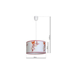 Lampa Wisząca BUTTERFLIES 1xE27 MLP866