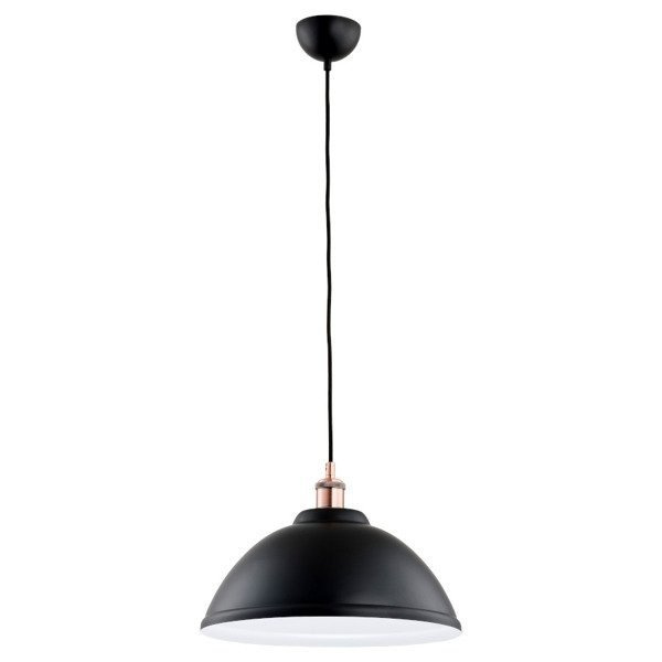 Lampa sufitowa IDIFOR I czarny śr. 37cm