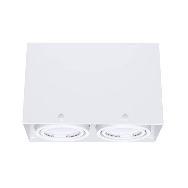Natynkowa Box BLOCCO BIAŁA 2x7W GU10 LED