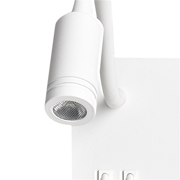 Lampa nocna z półką SHELF WHITE LED 4W+5W+2W ML6343