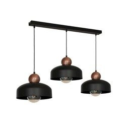 Lampa Wisząca listwa HARALD BLACK 3xE27 MLP3773