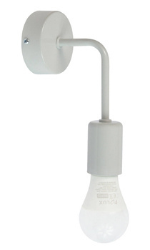 Lampa ścienna kinkiet do pokoju dziecka szary w stylu loft Vanessa 1xE27