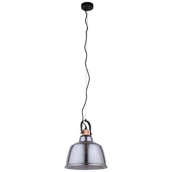 Lampa vintage AMALFI SMOKED I śr 30cm