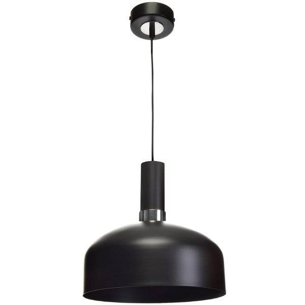 Nowoczesna lampa wisząca MALMO BLACK/CHROME 1xE27 MLP6203