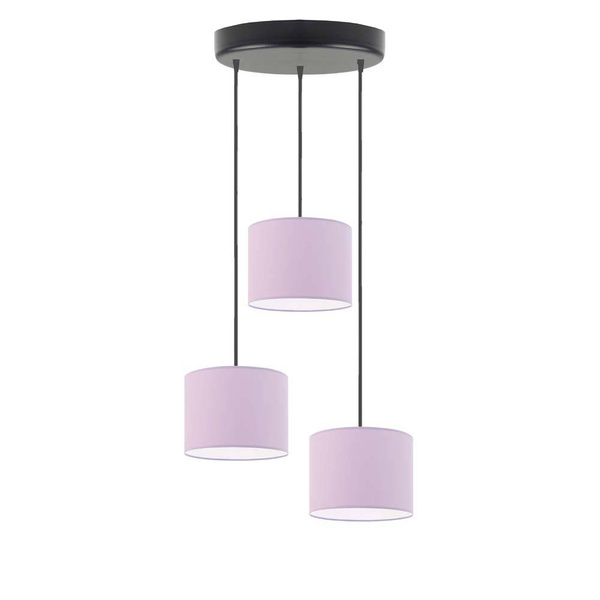 Lampa wisząca do pokoju dziewczynki różowa Cukierkowy Cylinderek