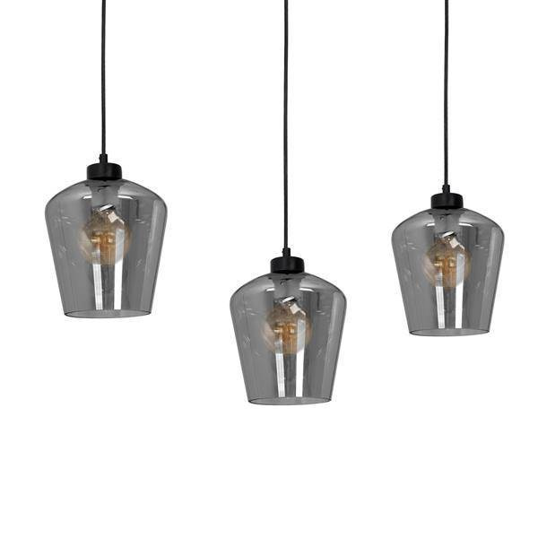 Lampa wisząca listwa SANTIAGO SMOKED 3xE27