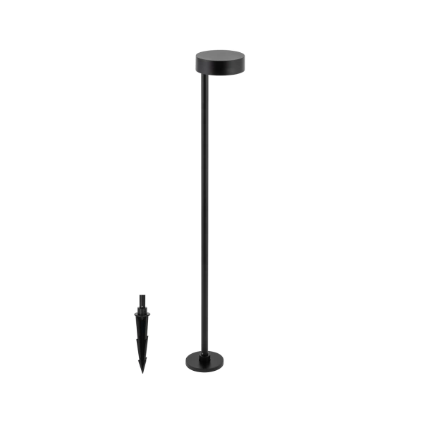 Zewnętrzna Lampa stojąca RUBY LED 7W 3000K 400lm wys.100cm szer.podst.10cm IP54 | Czarny 11542