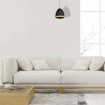 Lampa wisząca nowoczesna zwis STUDIO czarny śr. 21cm