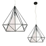 Lampa wisząca z drutu TRIANGOLO  śr.45cm