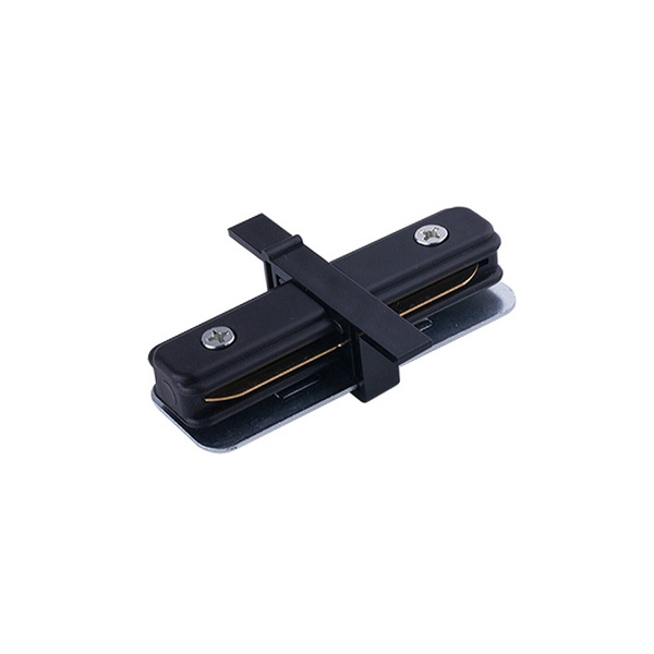 Łącznik PROFILE RECESSED straight connector black