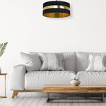 Lampa sufitowa PALMIRA BLACK / GOLD 1xE27 60W MLP6319