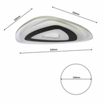 Nowoczesny plafon LED 52cm VOLTA 106
