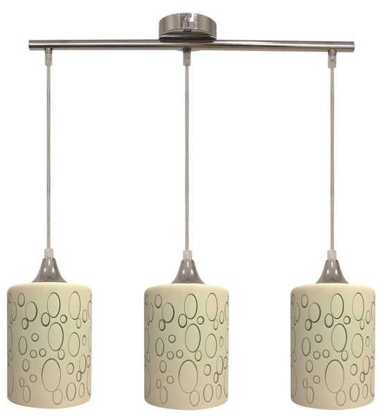 Lampa sufitowa wisząca 3X40W chrom E27 SAND 33-57778