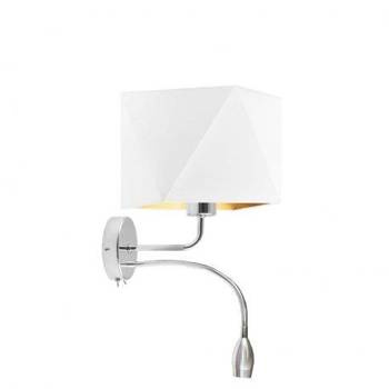 Ledowy kinkiet z włącznikami KENT GOLD