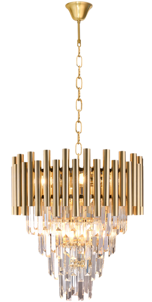 Żyrandol glamour MADISON GOLD ML5992