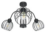 SUFITOWA LAMPA ARCANA 3 CZARNY KULA