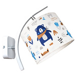 Lampa sufitowa do pokoju dziecka z motywem misia regulowana pająk TEDDY 2xE27 Led 