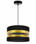 Nowoczesna Wisząca Lampa Regulowana ze Złotym Detalem